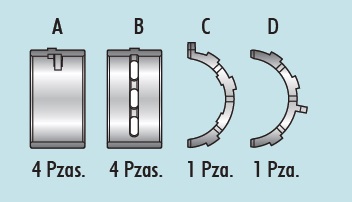 COJINETES DE BANCADA MORESA